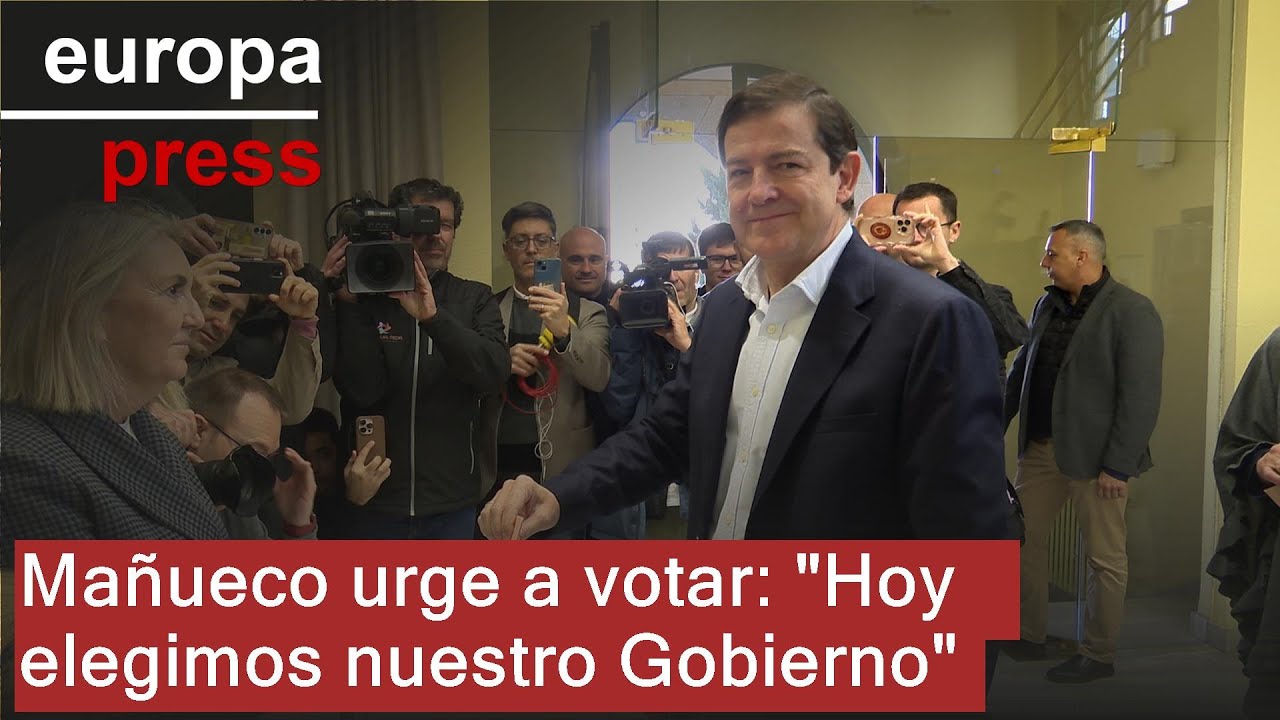 Mañueco llama a la participación: 