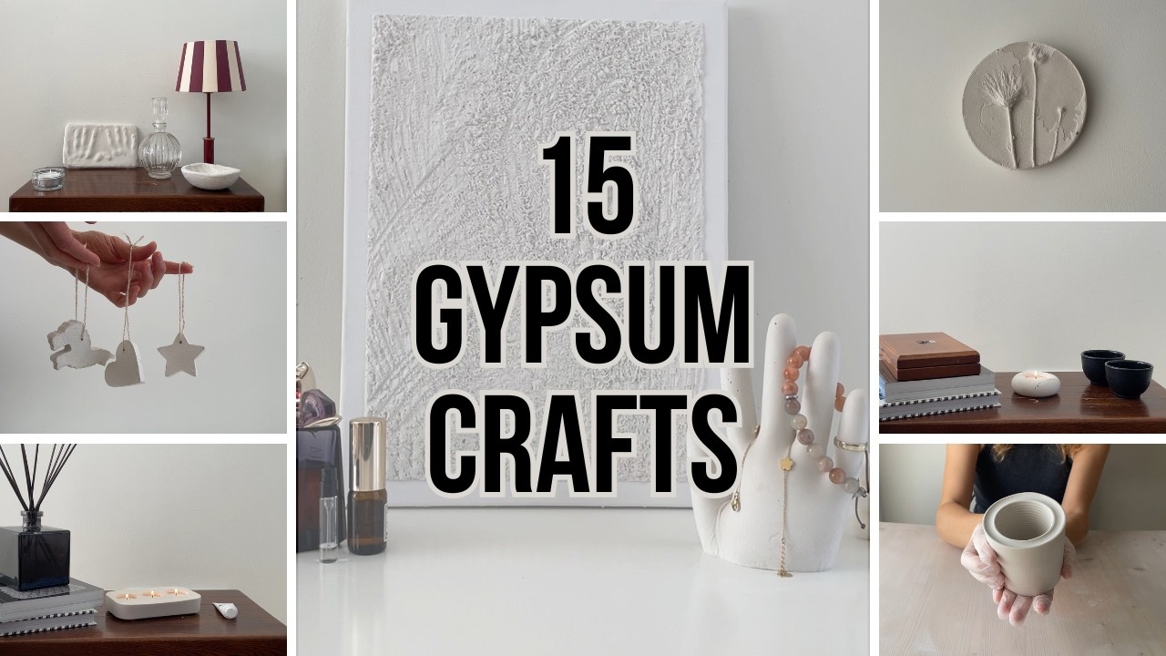 15 Easy Gypsum Crafts You Didn’t Know You Could Make