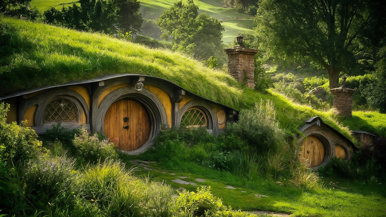 Hobbit Landscape ASMR | Most Beautiful Spring Morning for Healing with Birds Chirping 🌱 5 Hours