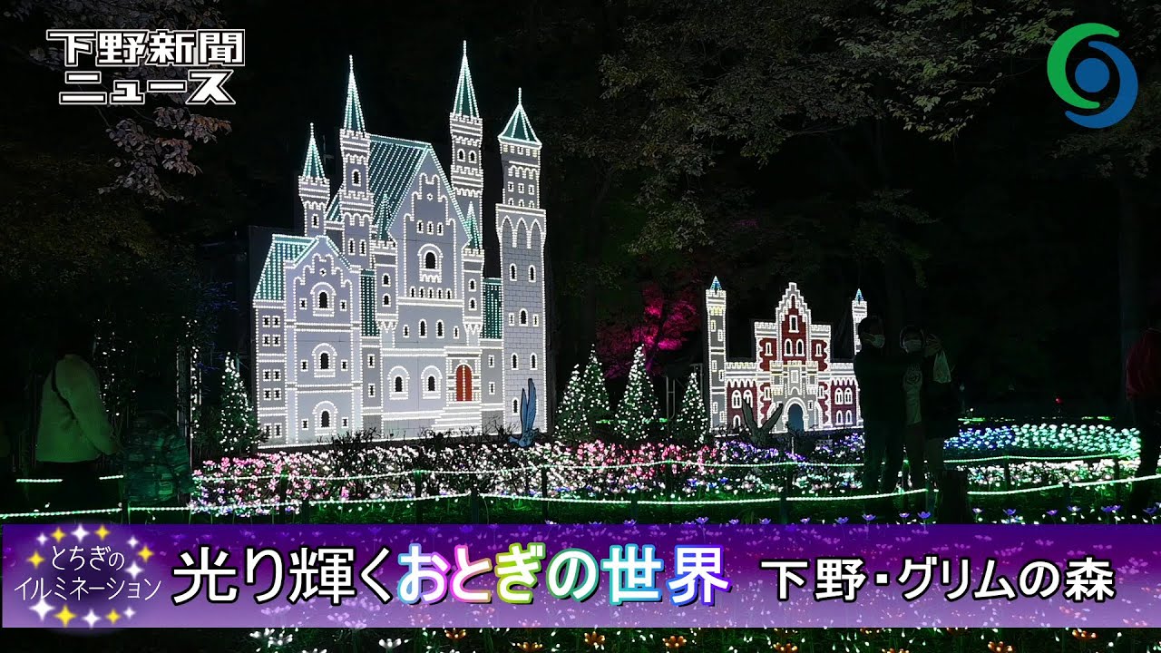 光り輝くおとぎの世界 下野・グリムの森 【とちぎのイルミネーション2025】