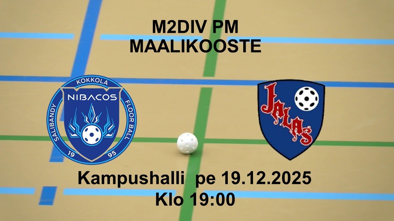 DIV2 PM: Maalikooste Nibacos II - Jalas 19.12.2025