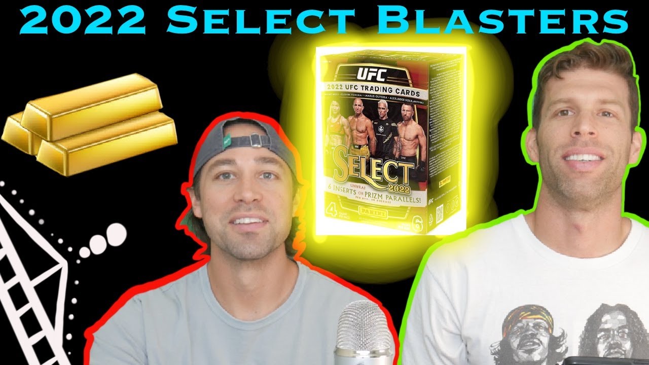First look at 2022 UFC Select Blasters. SOLID GOLD.