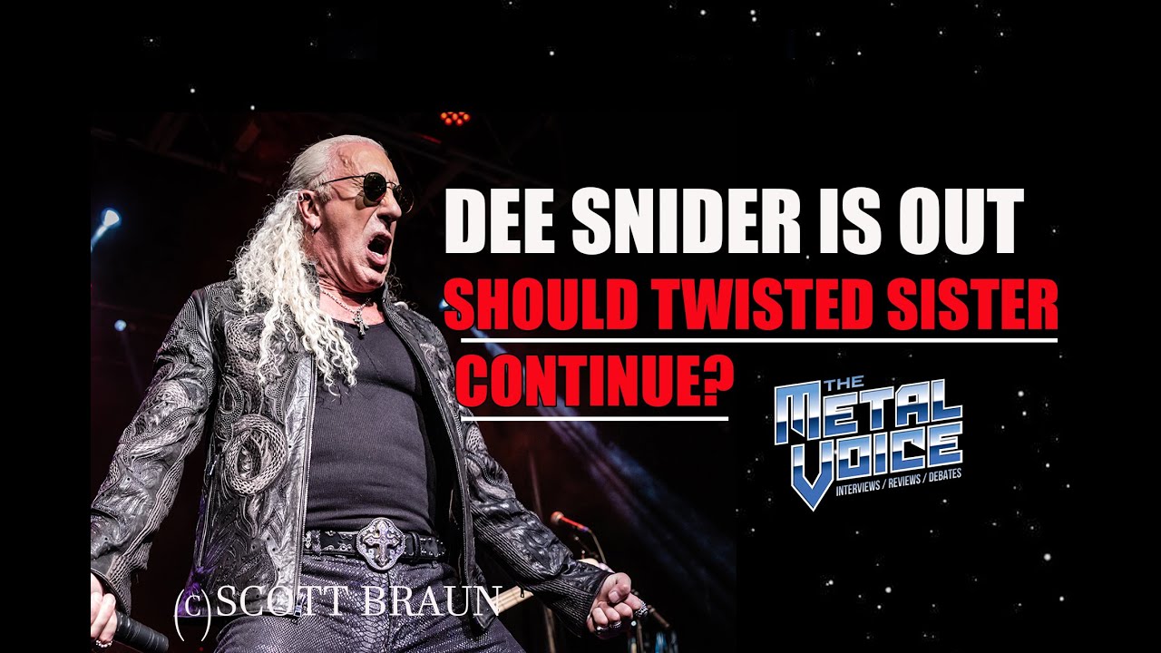 🔴BREAKING🔴DEE SNIDER IS OUT: Should TWISTED SISTER Continue w/ New singer? LIVE DEBATE