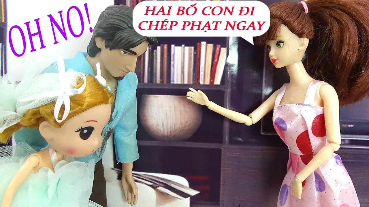 Chibi học n&oacute;i theo bố - B268S - Nữ ho&agrave;ng b&uacute;p b&ecirc; baby doll