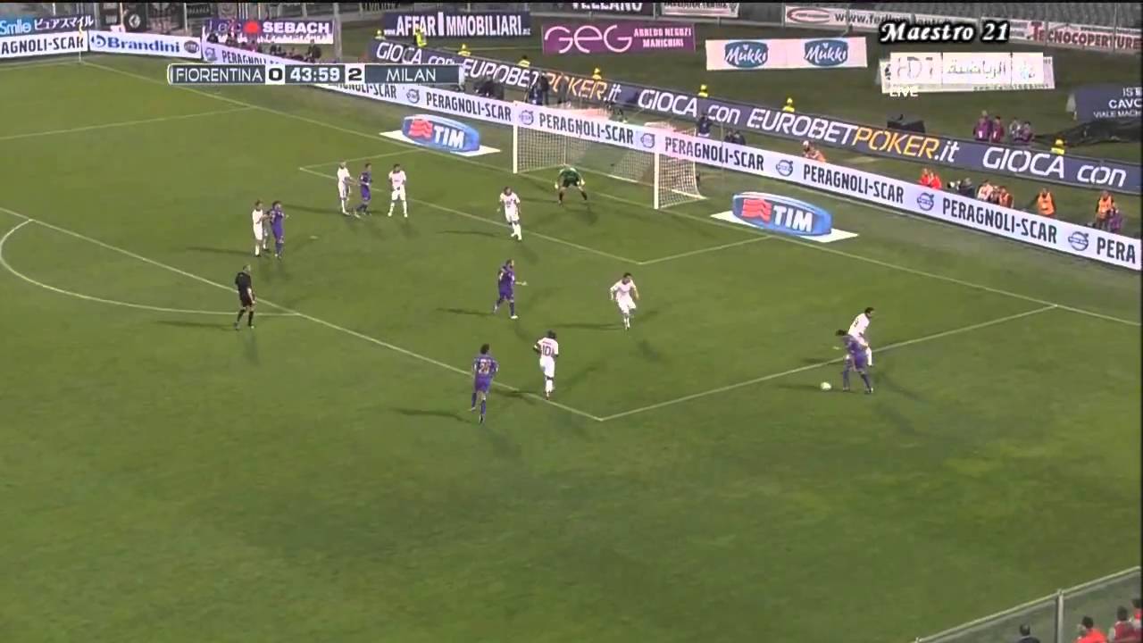 Highlights Fiorentina 1-2 AC Milan - 10/04/2011