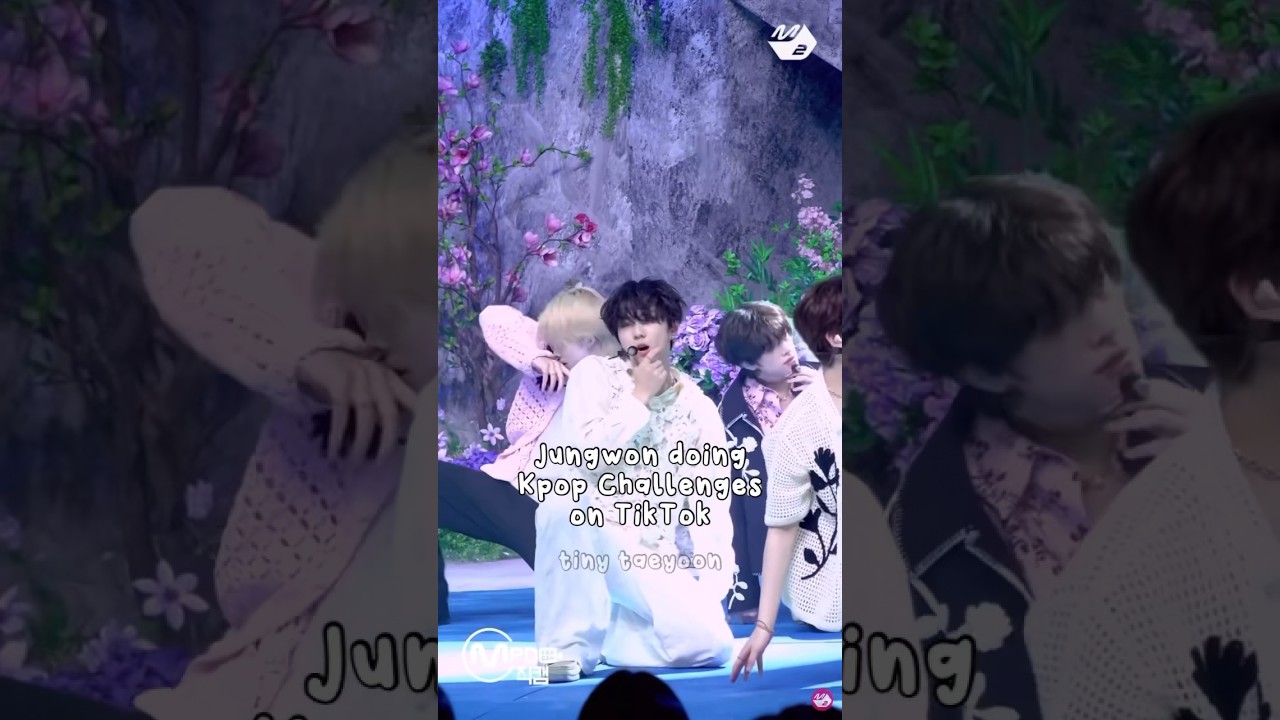 Jungwon Kpop challenges on TikTok 1 #jungwon #enhypen #txt #taehyun #yeonjun #bibi #kpop #kpopedit