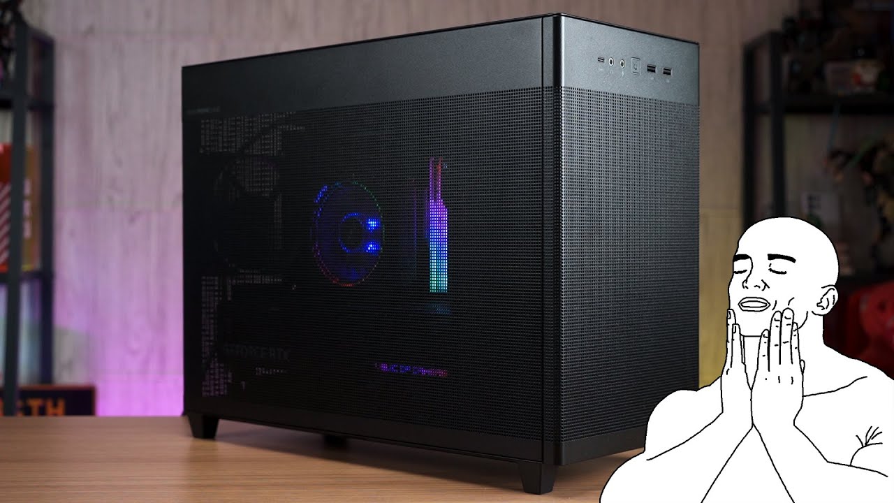 Tiny 33L case, superb design! ASUS Prime AP201 build with RTX 4070 Ti