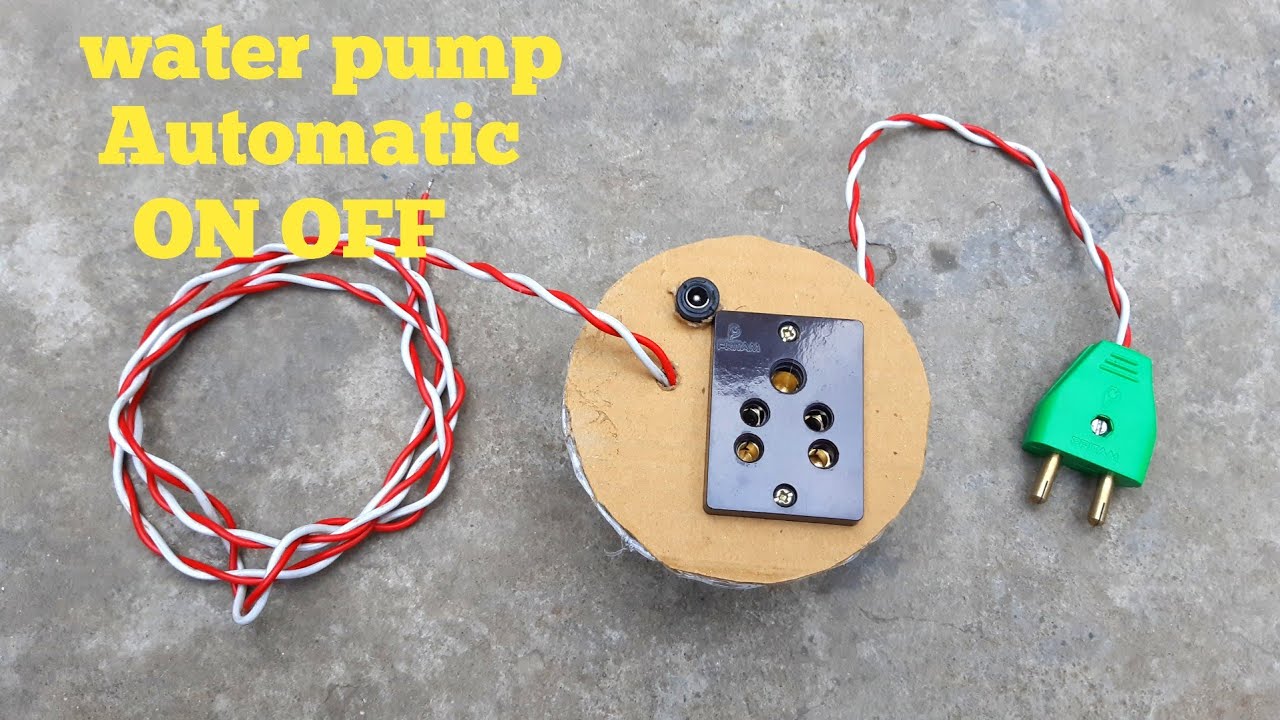 water pump automatic on off // Automatic water pump control circuit - water pump auto cut switch