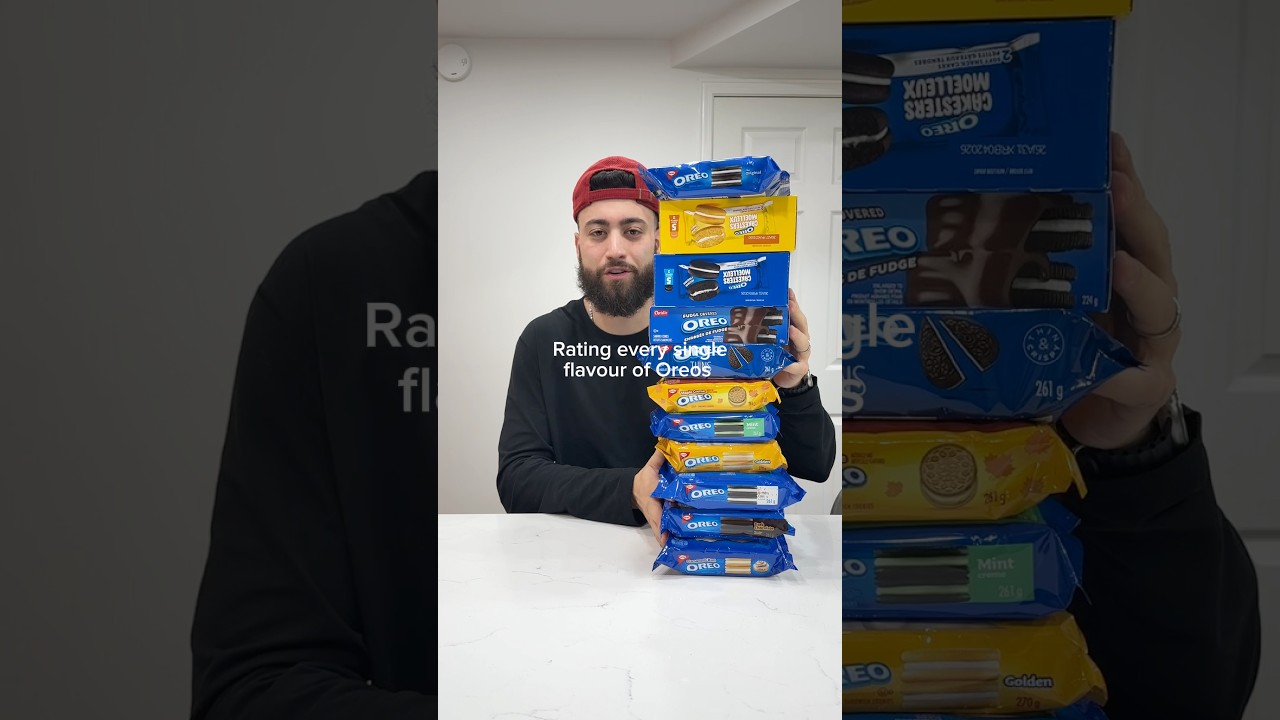 Trying every single Oreo flavors