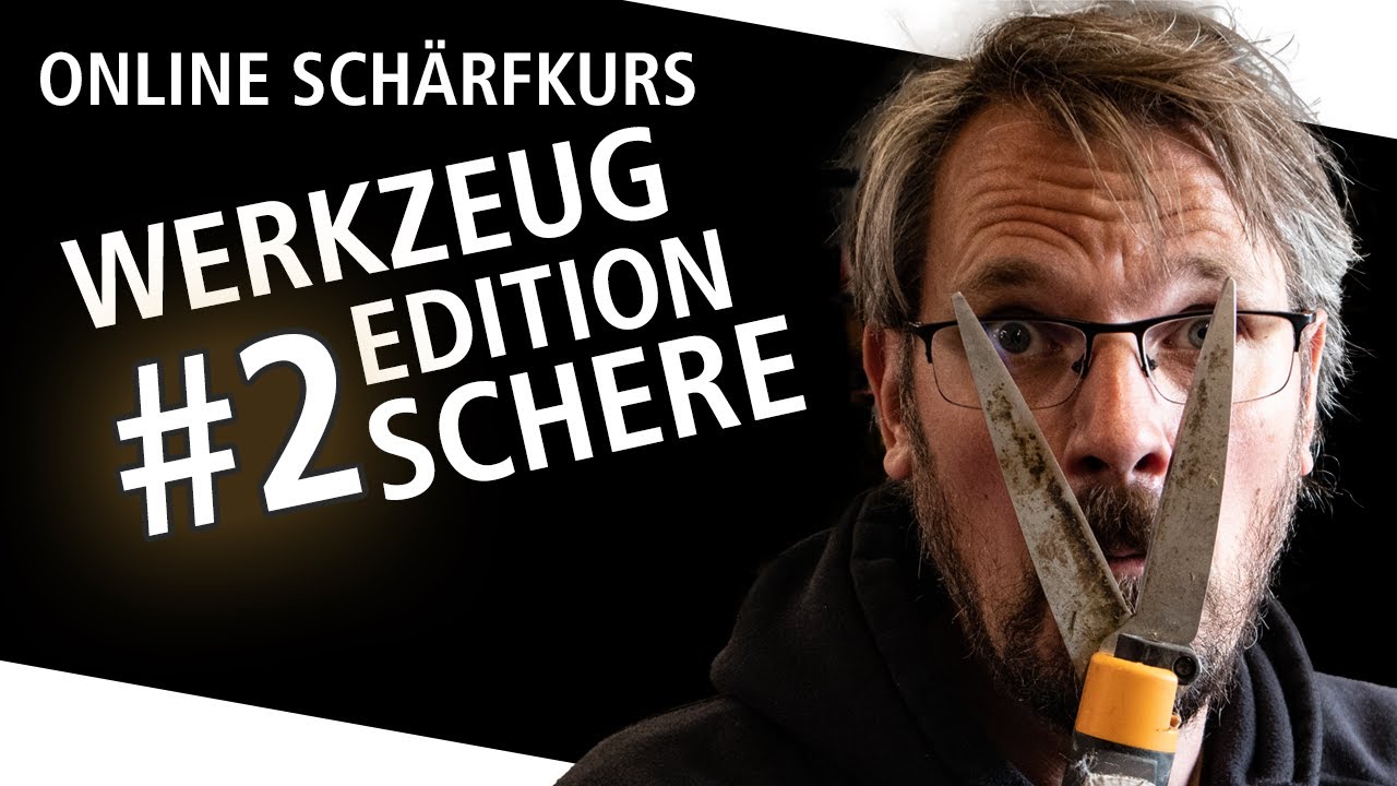 Gartentipp DIY: Gartenschere in wenigen Minuten sch&auml;rfen und schleifen.Werkzeugpflege kurz erkl&auml;rt!
