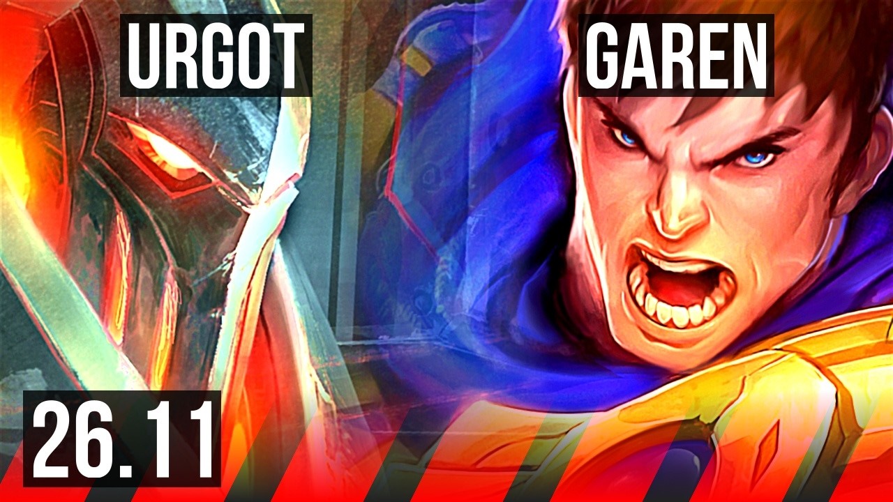 URGOT vs GAREN (TOP) | 48K damage | EUW Master | 26.11
