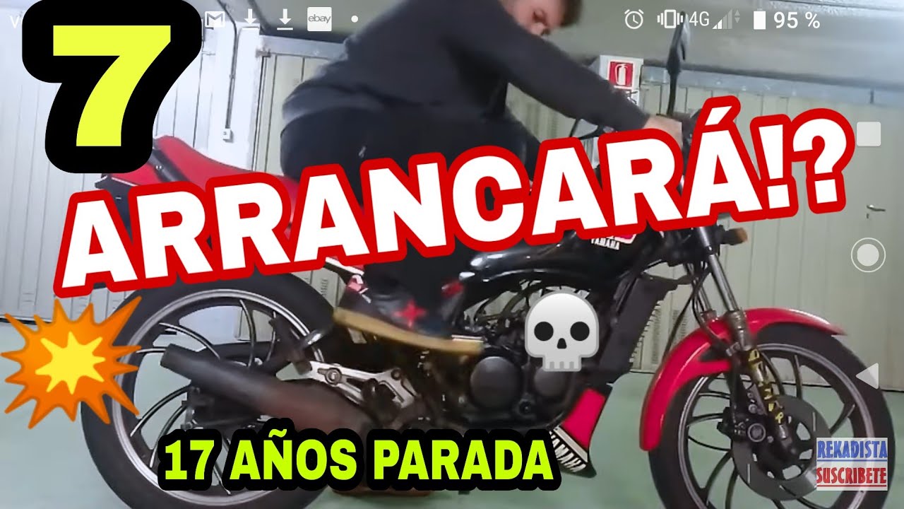 #7 ARRANCARÁ??⚡💪🏼 Rescate Yamaha RD 80 💀 Moto parada 17 años 🚀 Old cold start 💥