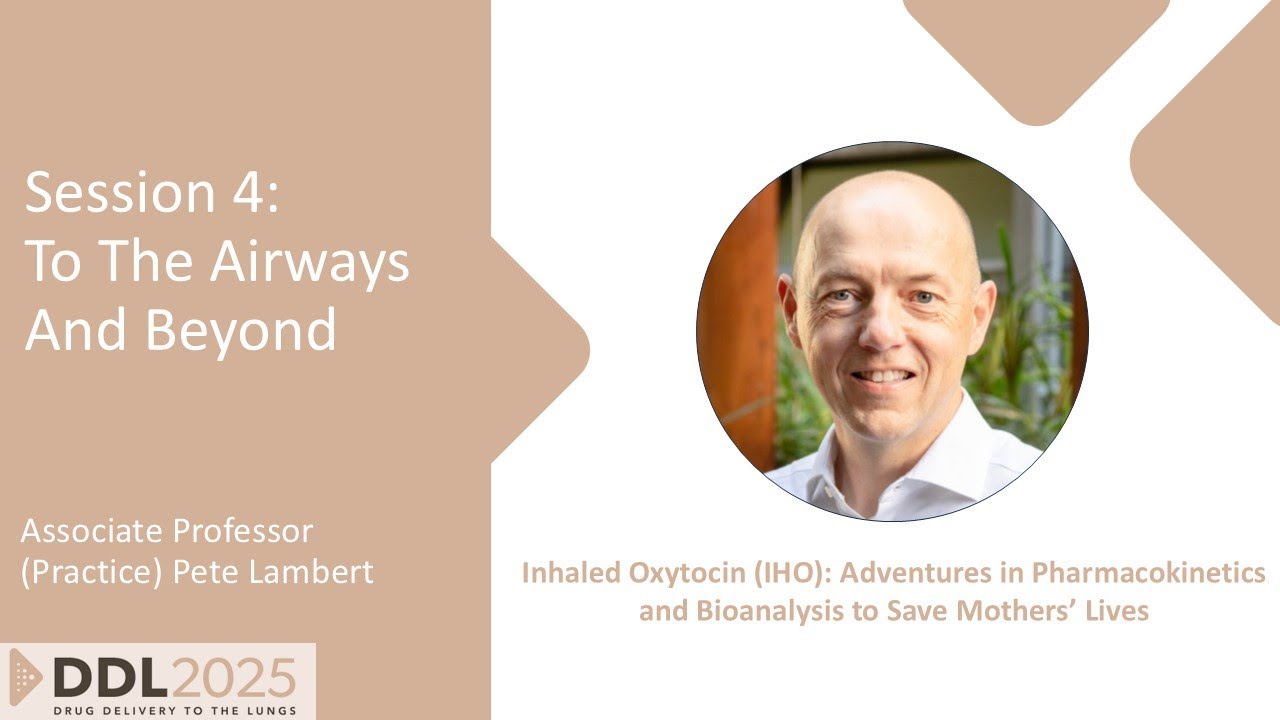 Inhaled Oxytocin IHO Adventures in Pharmacokinetics and Bioanalysis to Save Mothers’ Lives