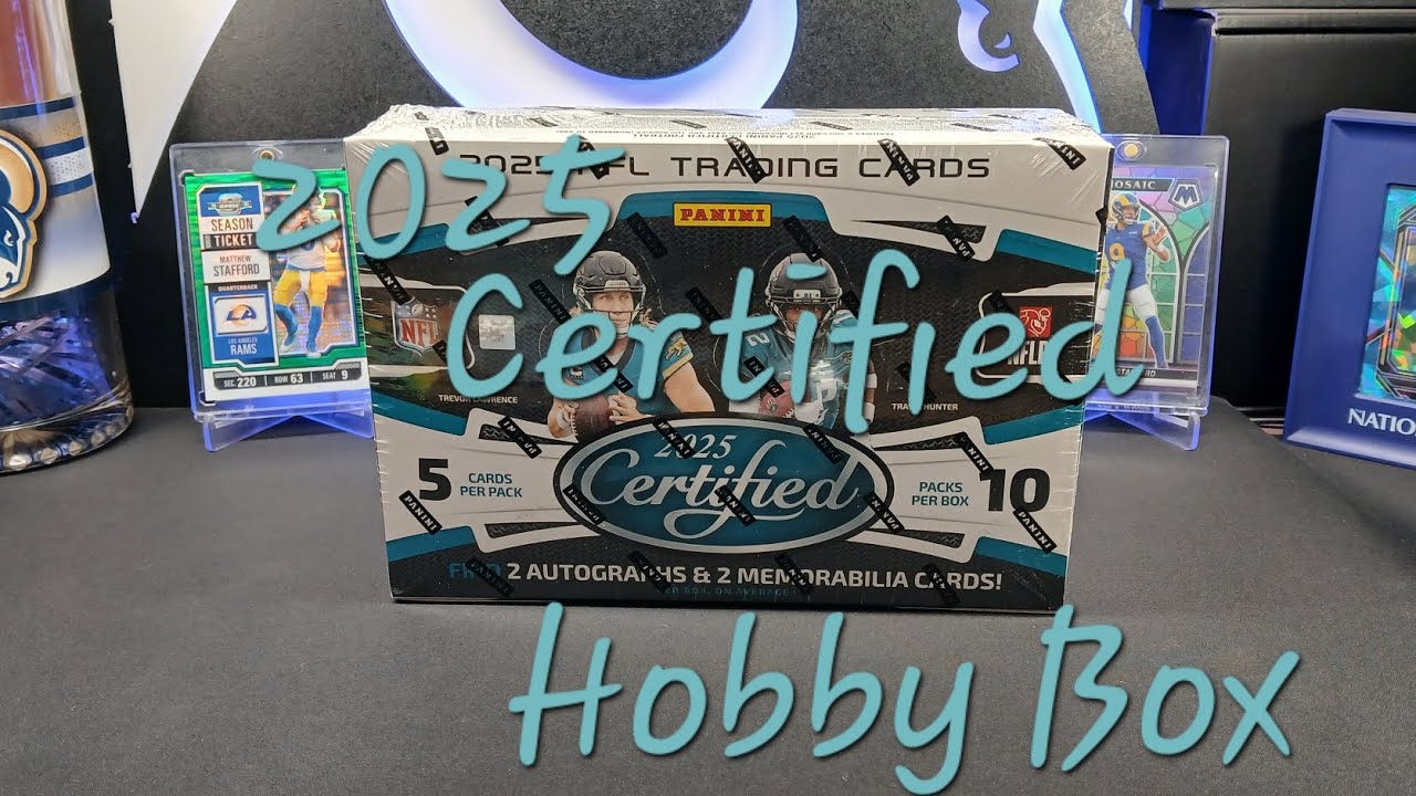 2025 Certified Football Hobby Box. My best Certified Box ever!! Happy trails Certified 💥💥