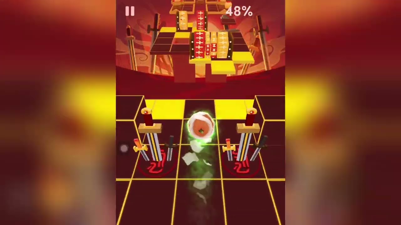 Rolling Sky Level 89 (Level 174) - Sunset Sword Tomb (All Perfect)
