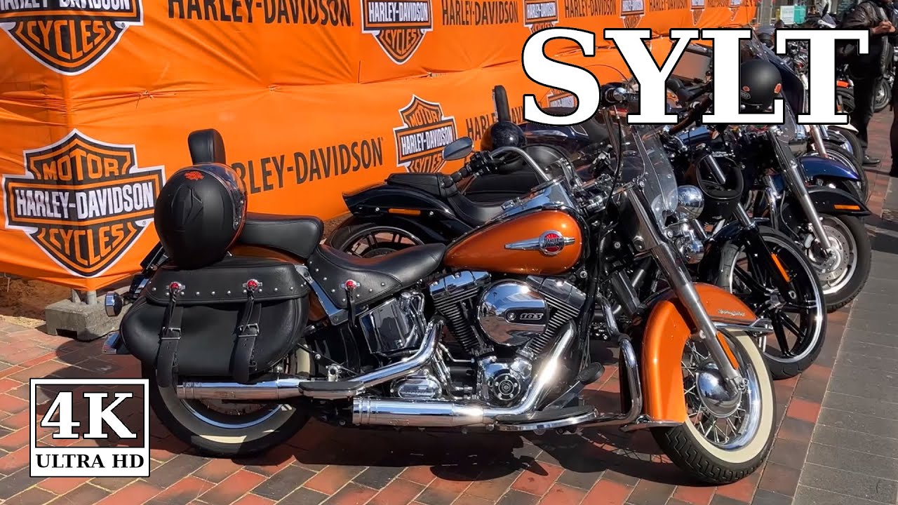 Harley Davidson Party auf  Sylt 2024 🇩🇪 25. Summertime  in Westerland [4K UHD]