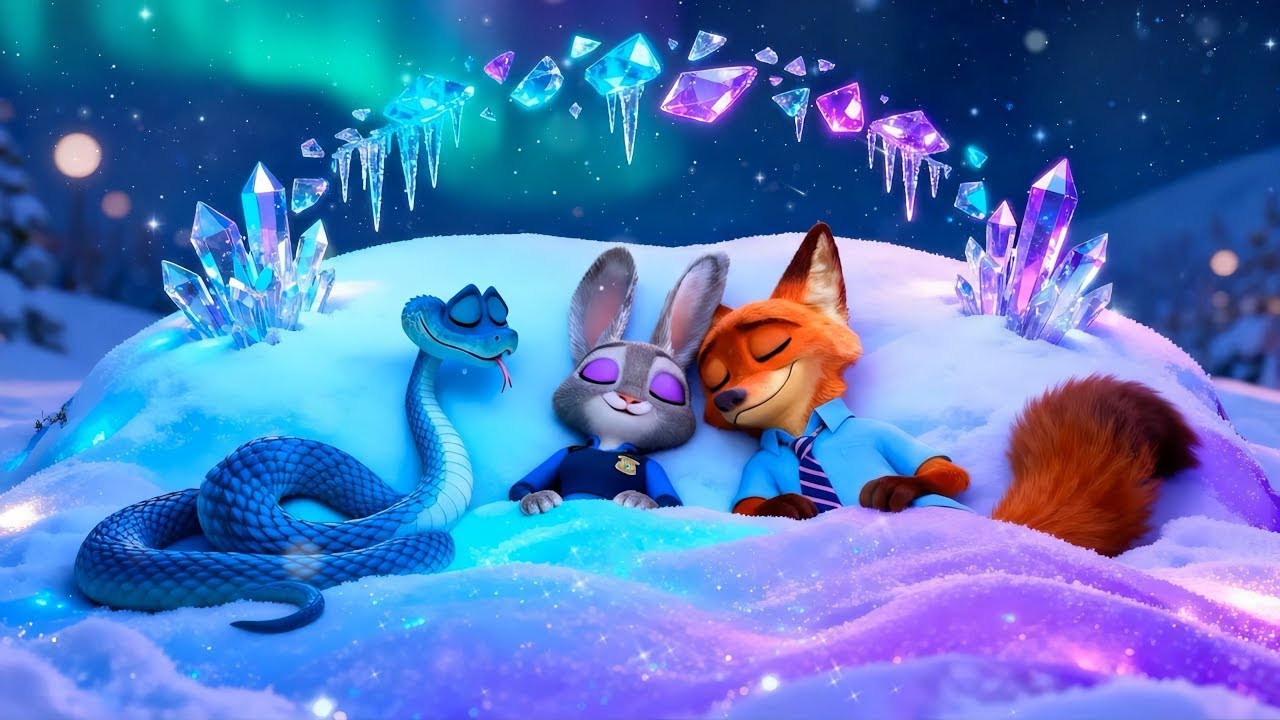 Fall into Deep Sleep🌙 A Magical Sleep Melody with Zootopia's Judy, Nick & Gary De'Snake 💤
