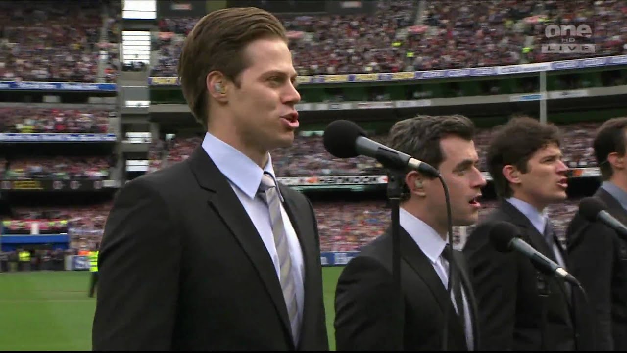 Australian National Anthem - AFL Grand Final 2009 - IN HD