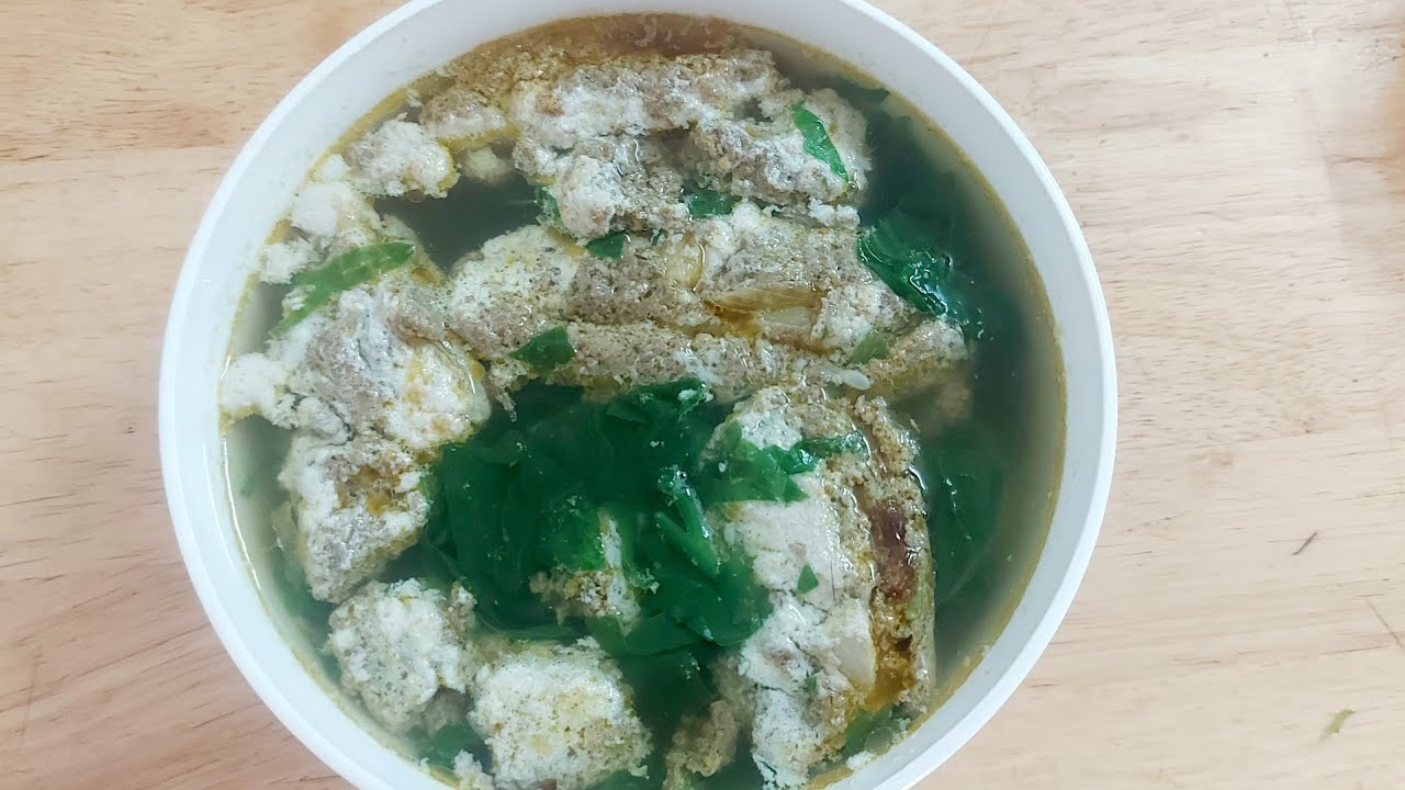 CANH CUA RAU MỒNG TƠI MƯỚP HƯƠNG - Cach  nấu canh cua mồng tơi ăn kèm cà muối ngon hết sảy.