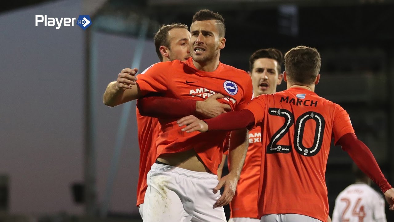 FULHAM 1 BRIGHTON & HOVE ALBION 2