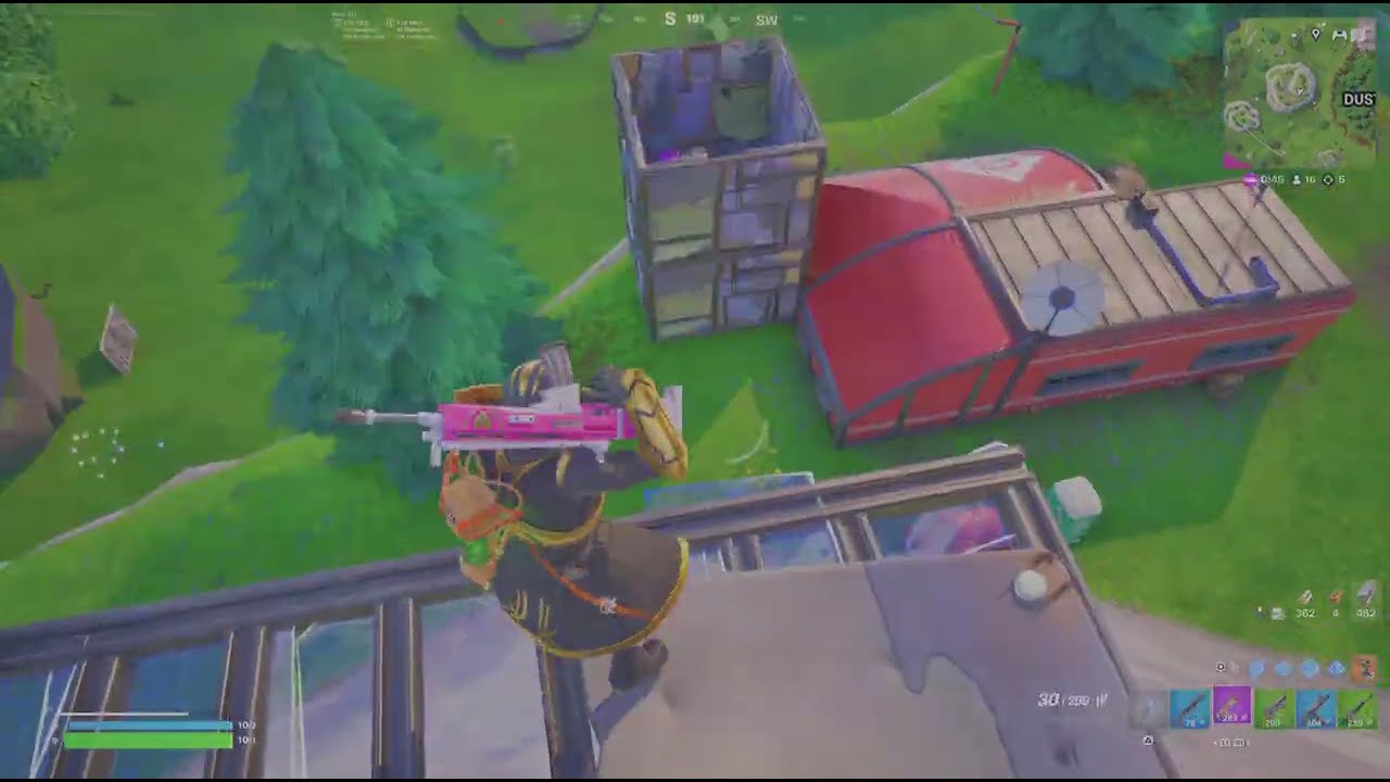 Fortnite Race to victory gameplay OG