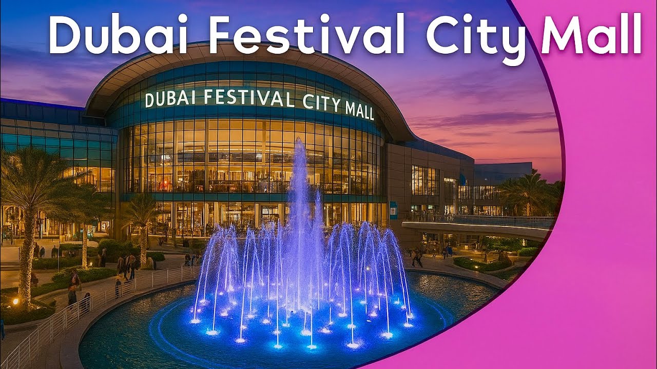 Dubai Festival City Mall Walking Tour 2025 | Shops, Dining & Waterfront Views