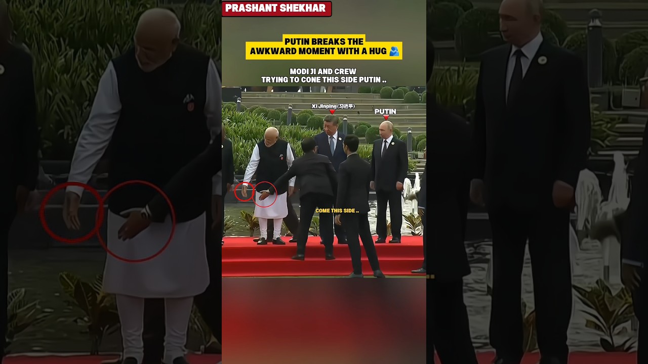 Putin Couldn&rsquo;t Find a Place in the BRICS Group Photo 😳 | Modi & Xi Jinping