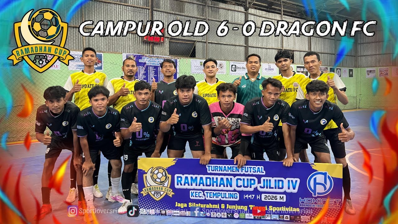 CAMPUR FC OLD VS DRAGON FC 🔥 96 BESAR FUTSAL RAMADHAN JILID 4 TAHUN 2026 (Sungai Salak)