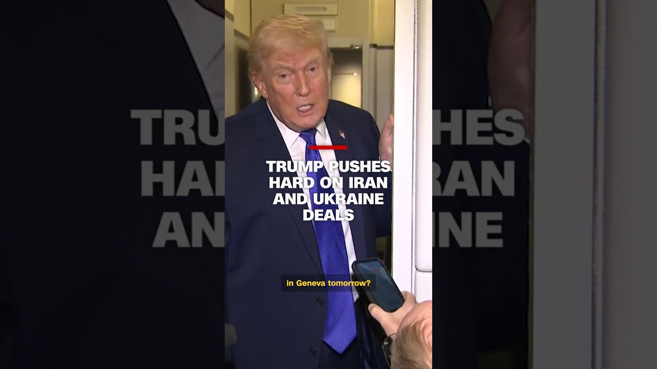 Trump pushes hard on Iran and Ukraine deals