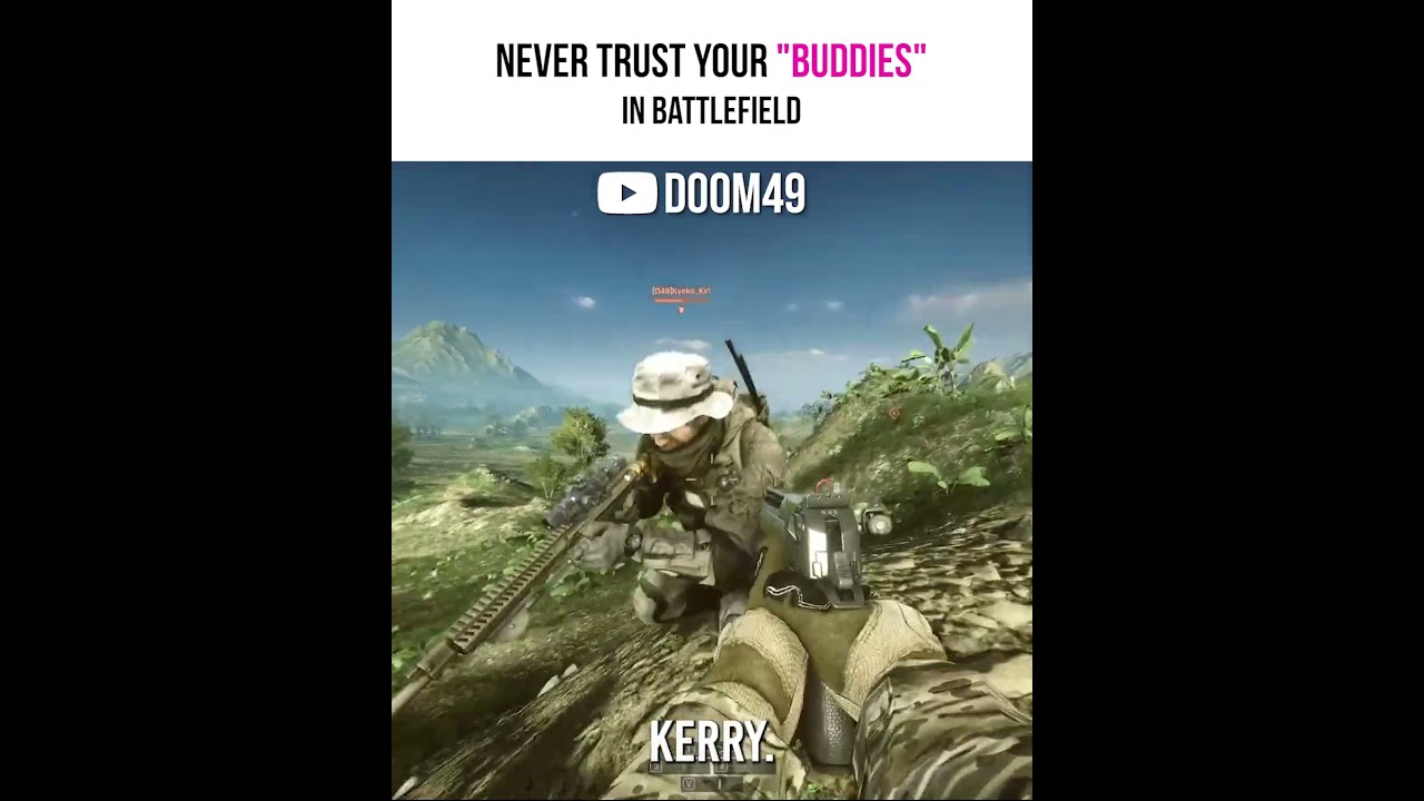 😂 Never trust your buddies in Battlefield