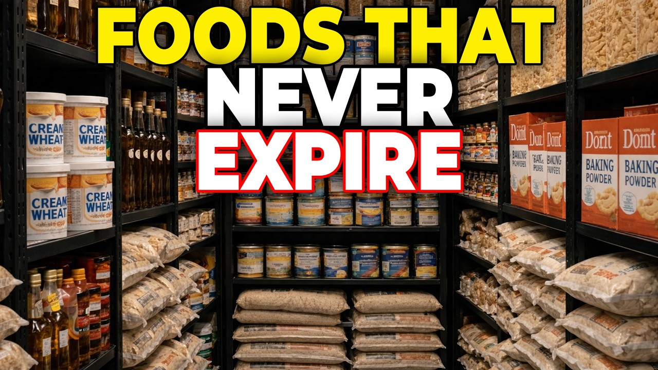These 31 Foods To STOCKPILE That NEVER EXPIRE!