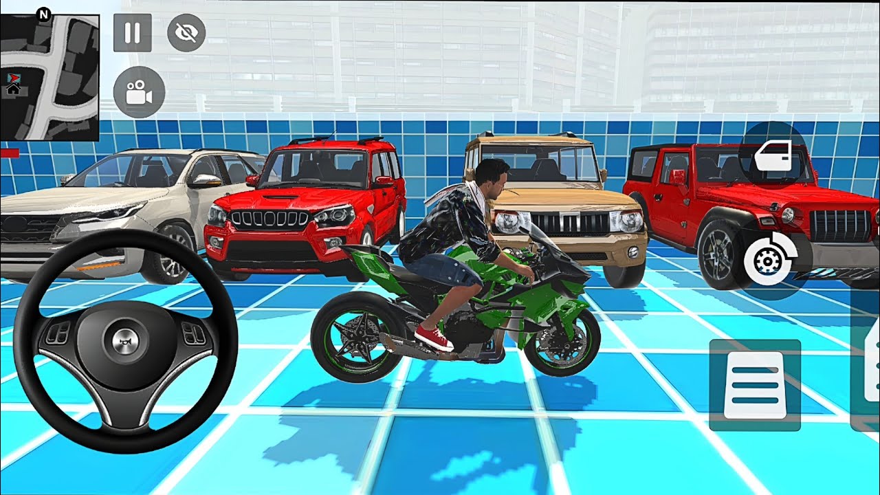 🌀Indian Thift Auto Simulator🤑Franklin Purchase Modified Thar in Indian Showroom Game