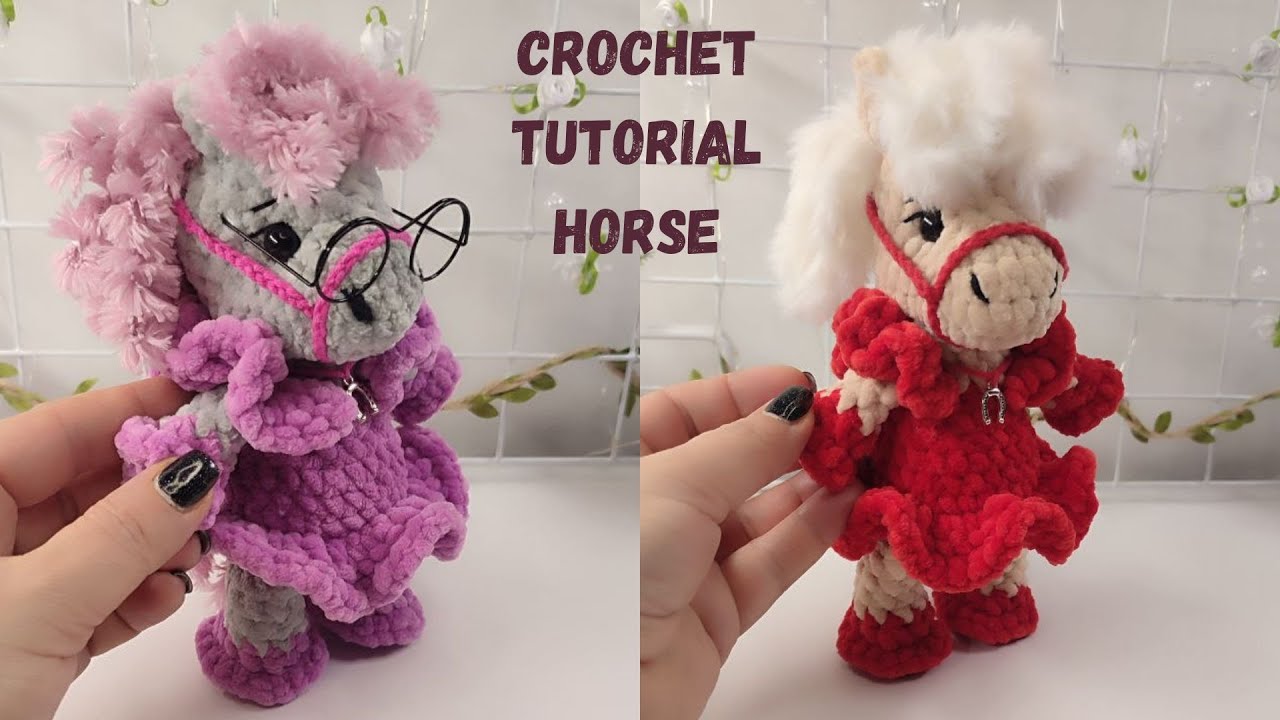 Horse crochet tutorial ( Part 1 )