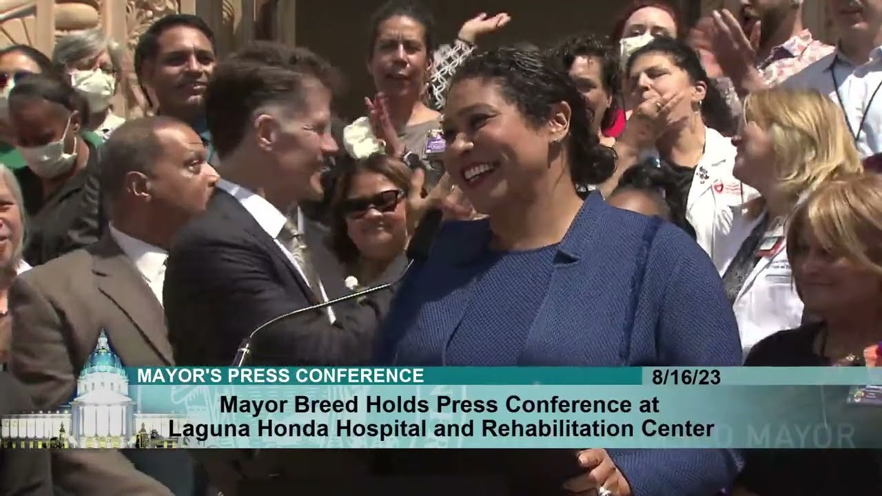 Mayor Breed Holds Press Conference at Laguna Honda Hospital and Rehabilitation Center