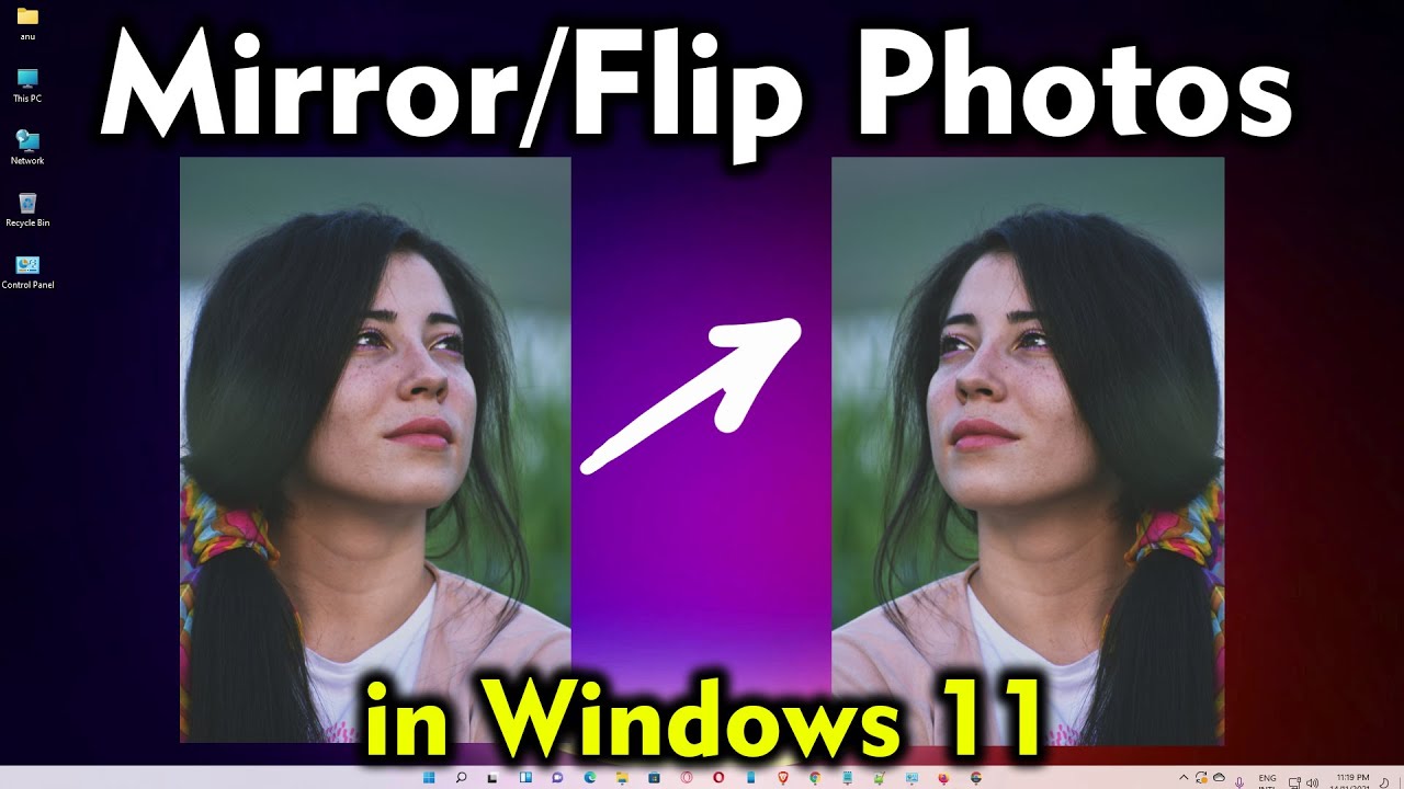Как зеркально отобразить или перевернуть фотографии в Windows 11