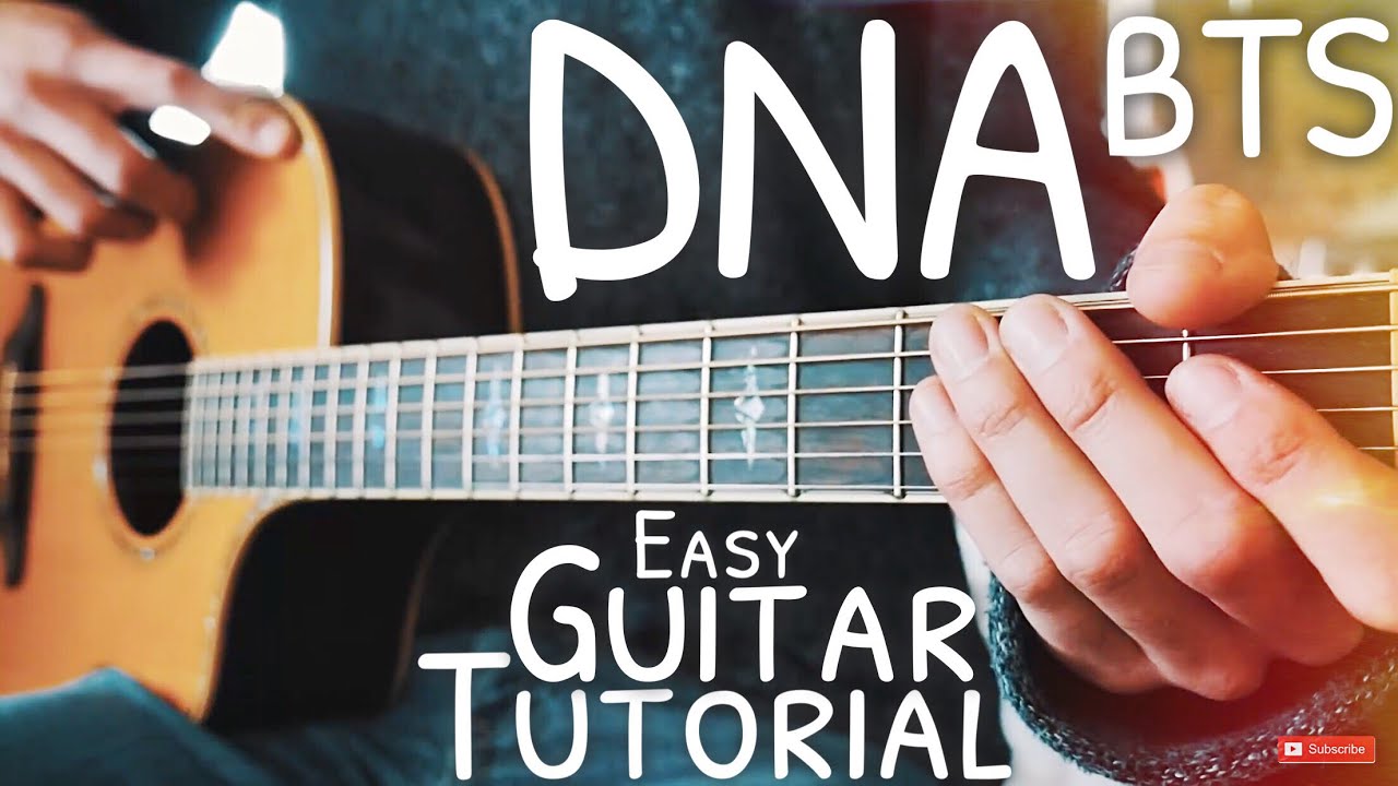 Урок игры на гитаре DNA BTS для начинающих // DNA Guitar // (BTS) Урок игры на гитаре BTS №578