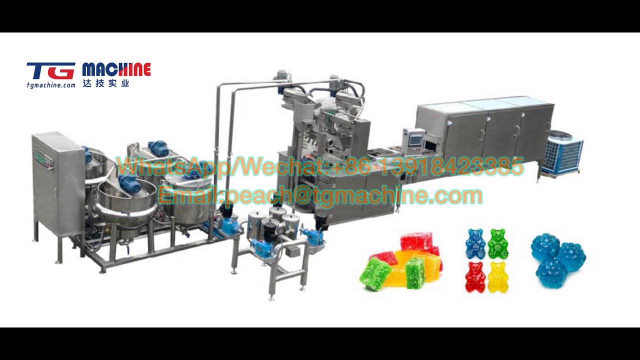 GD50Q full automatic gummy candy machine production line