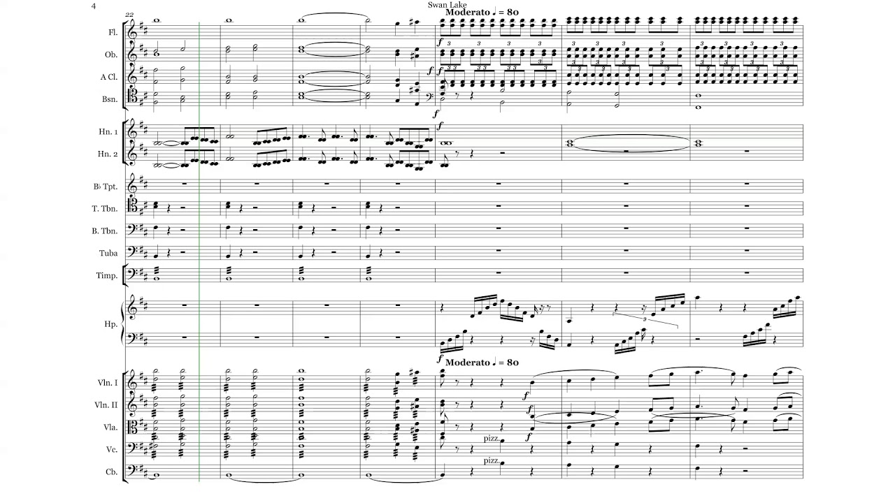 Swan Lake Scene (Performed by machine/AI, NotePerformer 3)