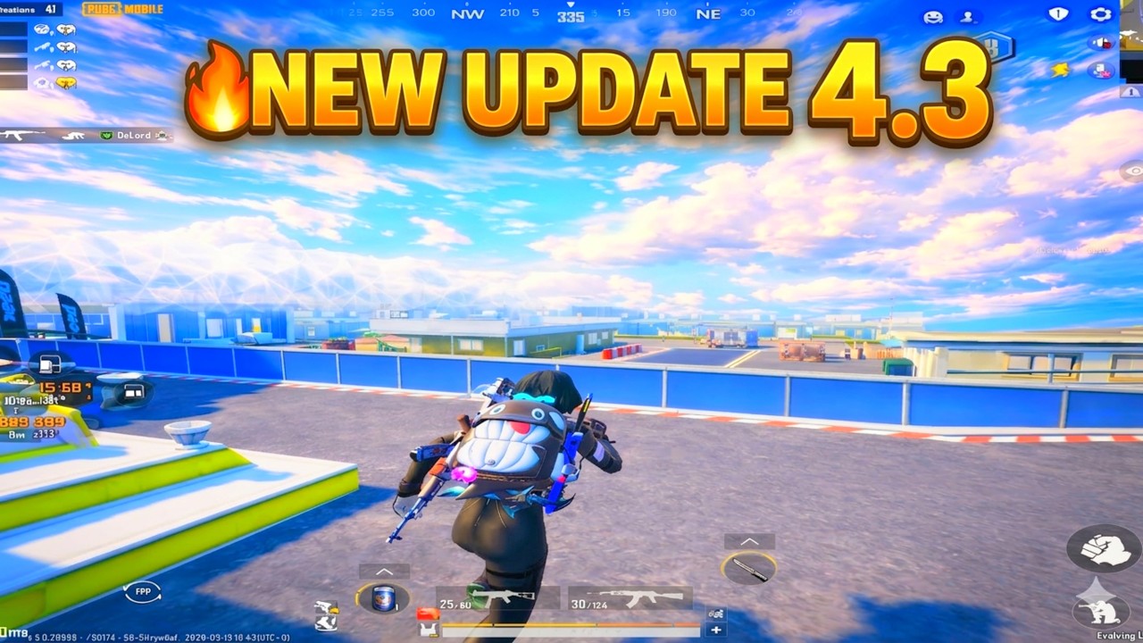 PUBG Mobile 4.3 Update 🔥 | New Mode Emulator Gameplay | 120 FPS iPad View | MAX Graphics | Gameloop