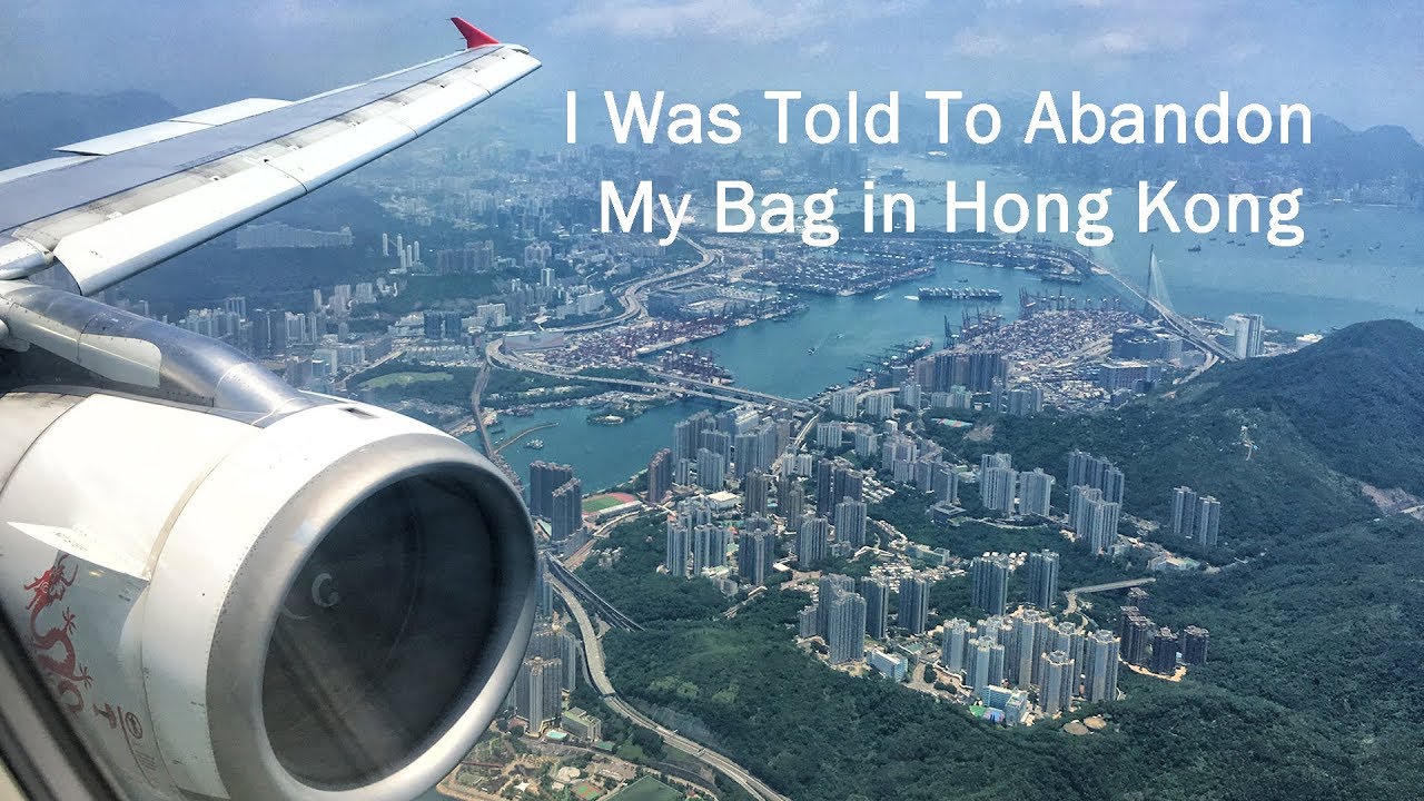 Cathay Told Me to ABANDON My Bag in Hong Kong In Order To Make My Flights