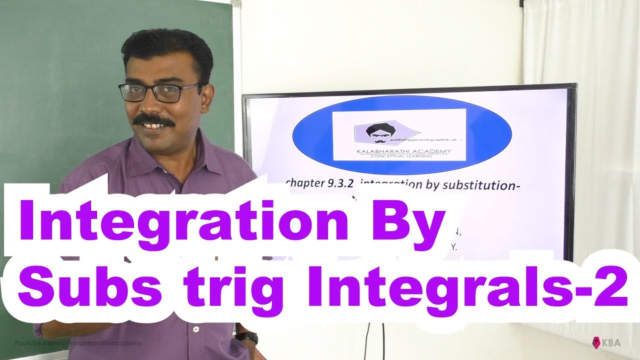 Integration By Substitution(NCERT) trig Integrals 2