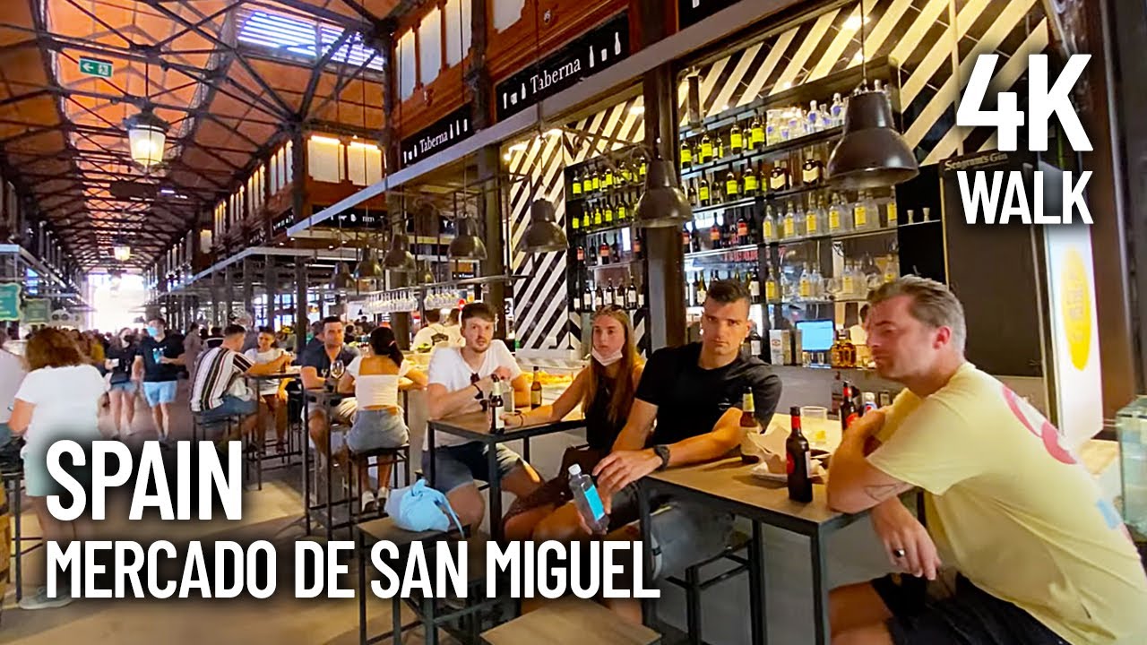Madrid Mercado de San Miguel Walking Tour- Tapas & Seafood Market Spain