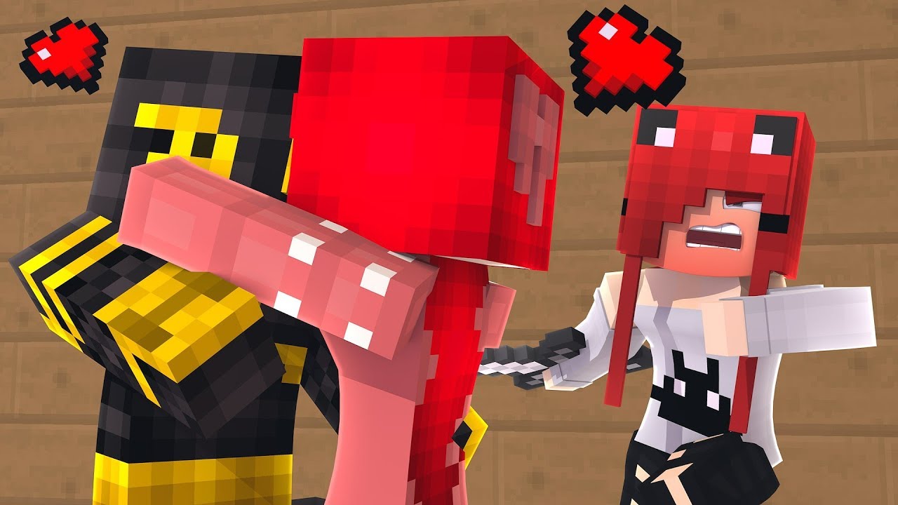 TENGO CELOS PORQUE MIS DOS AMIGOS SE BESAN 😱😍 MINECRAFT ROLEPLAY TROLL