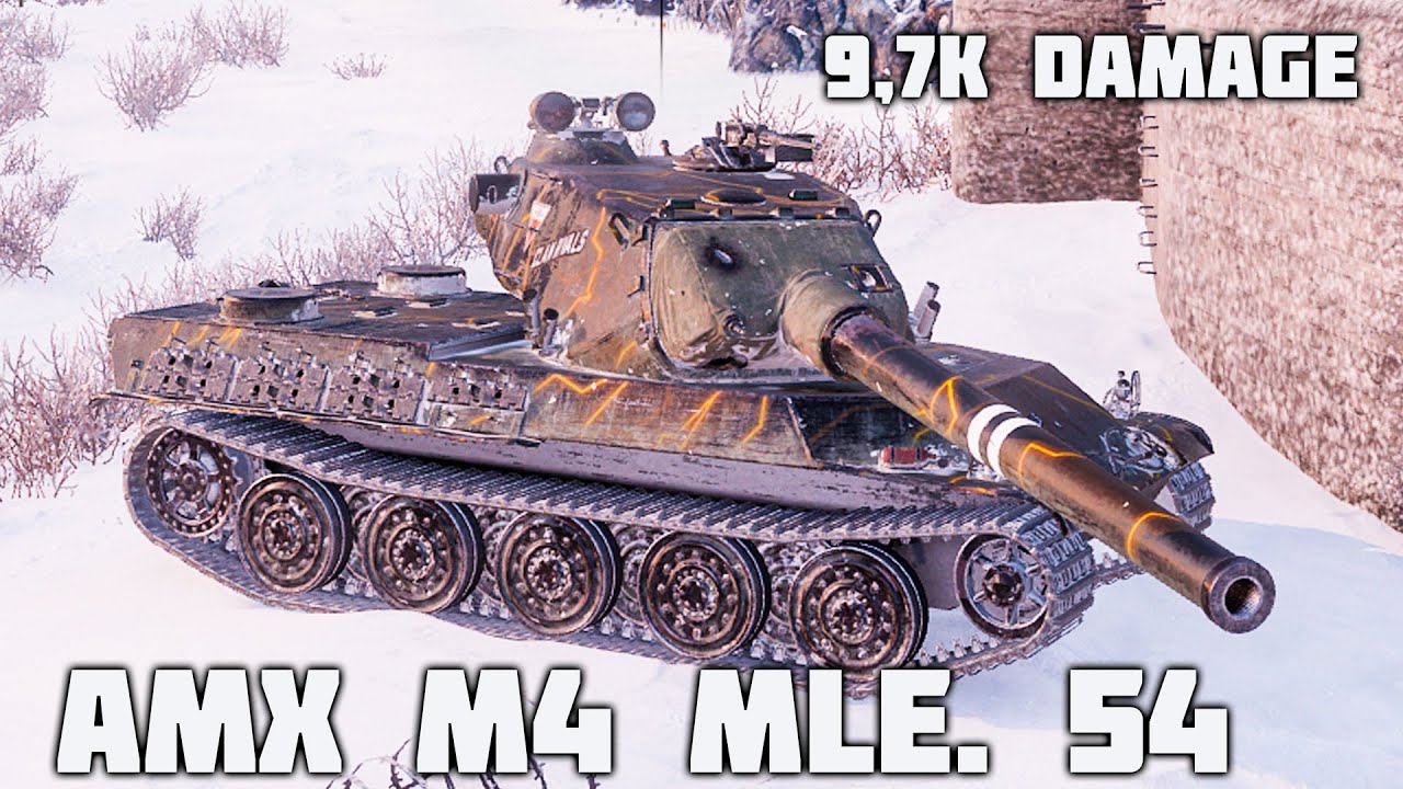 AMX M4 mle. 54 WoT – 8Kills, 9,7K Damage