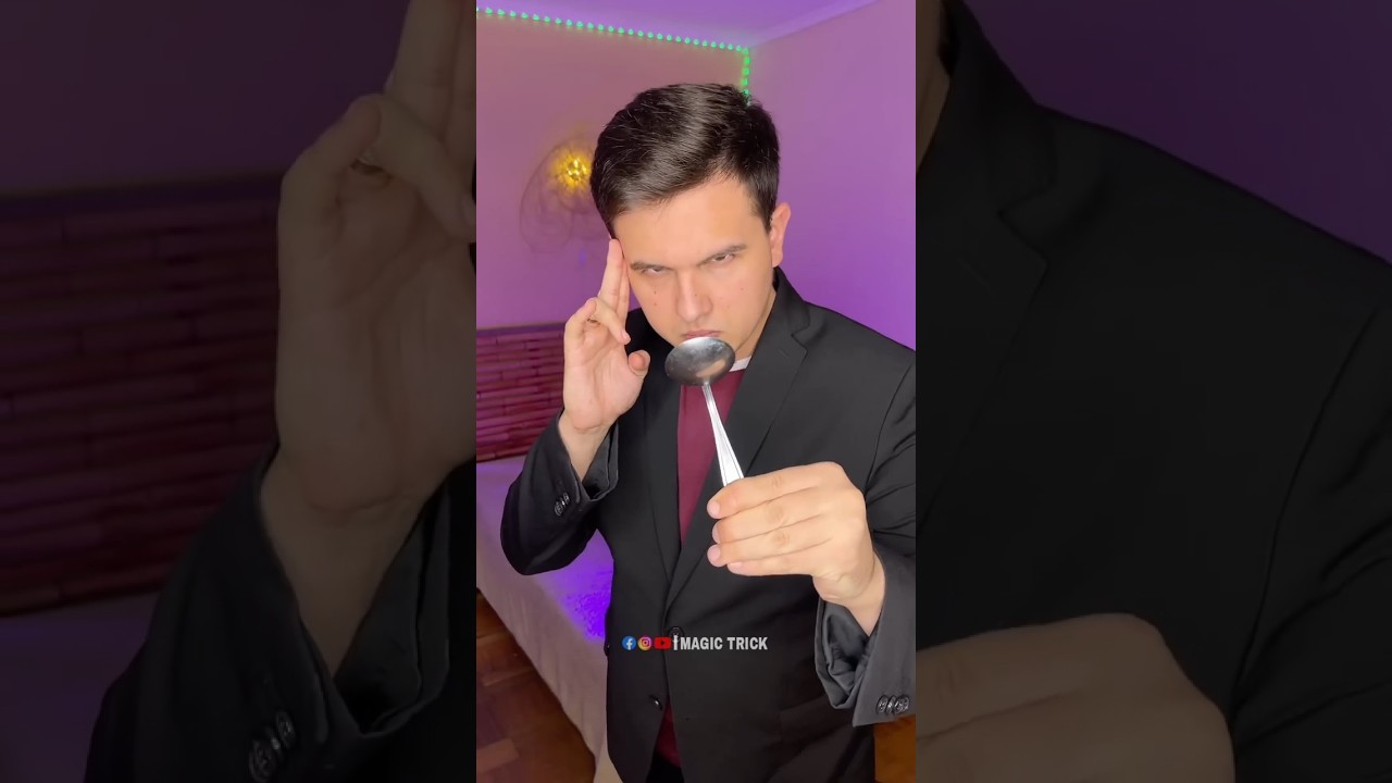 Amazing crazy spoon 🥄 band magic tricks work 🤯😱 #shorts #song #trending #spoon