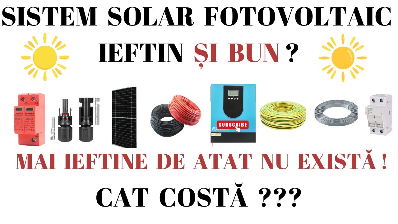 Cat costa un sistem solar mic ?  Montajul !!! Ep.3