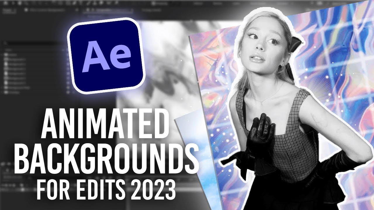 HOW TO CREATE UNIQUE ANIMATED BACKGROUNDS (2023 AE TUTORIAL)