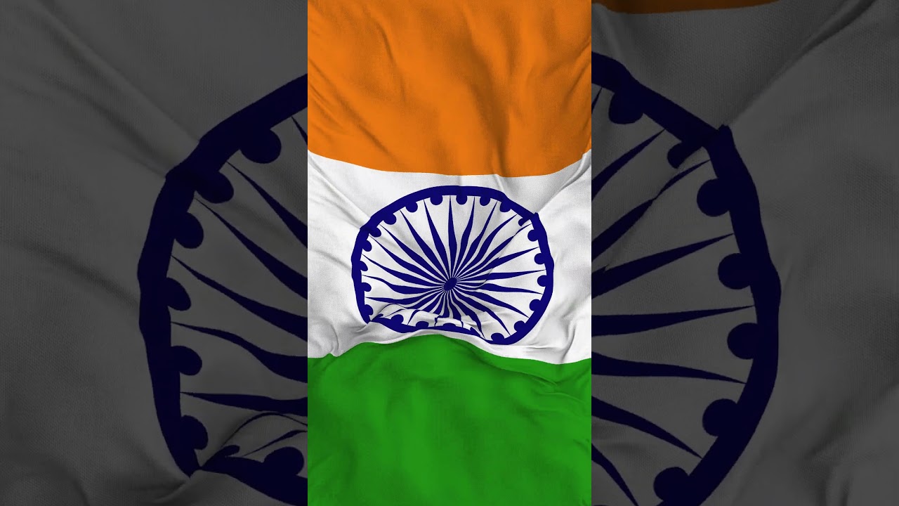 India Flags Seamless Looping Background Video #india #indian #flag #waving #independenceday