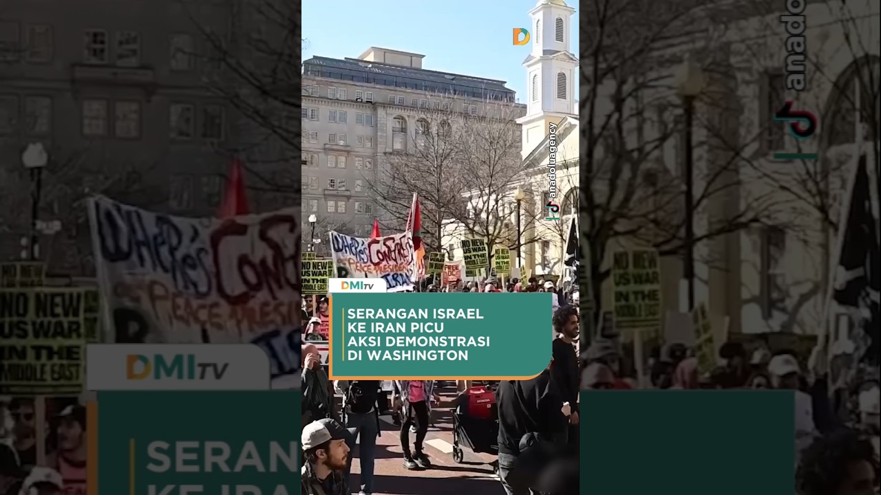 Serangan Israel ke Iran Picu Aksi Demonstrasi di Washington