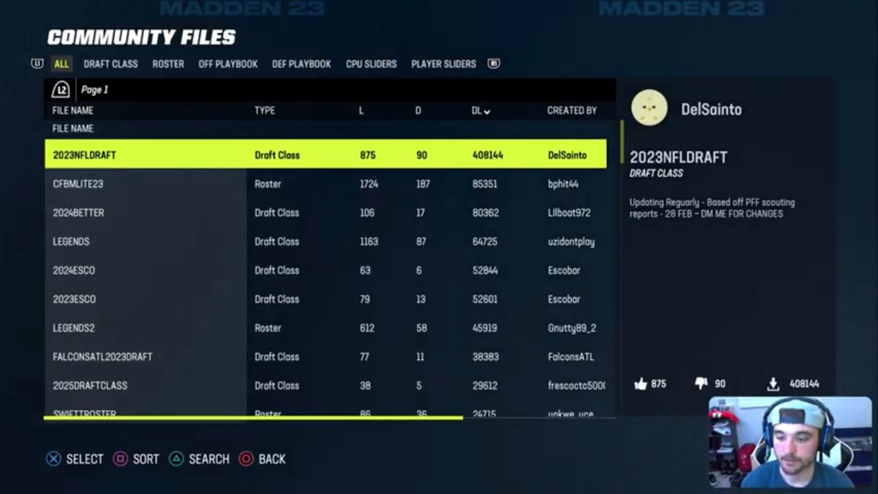 How To Download The 2023 Free Agency Roster In Madden 23 Franchise! (ps5)